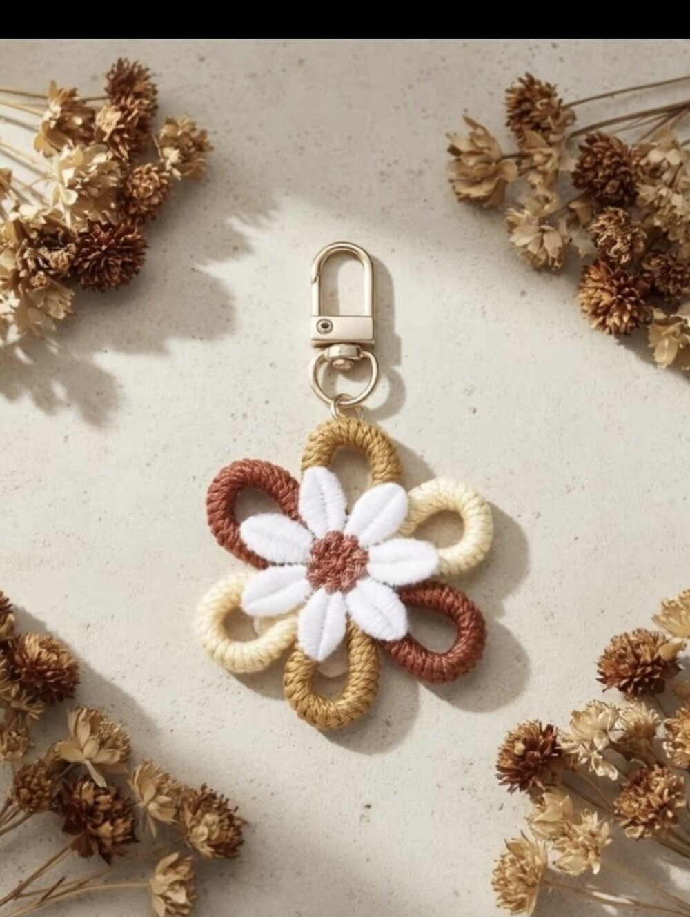 Flower Bag Charm/ Keychain NEW